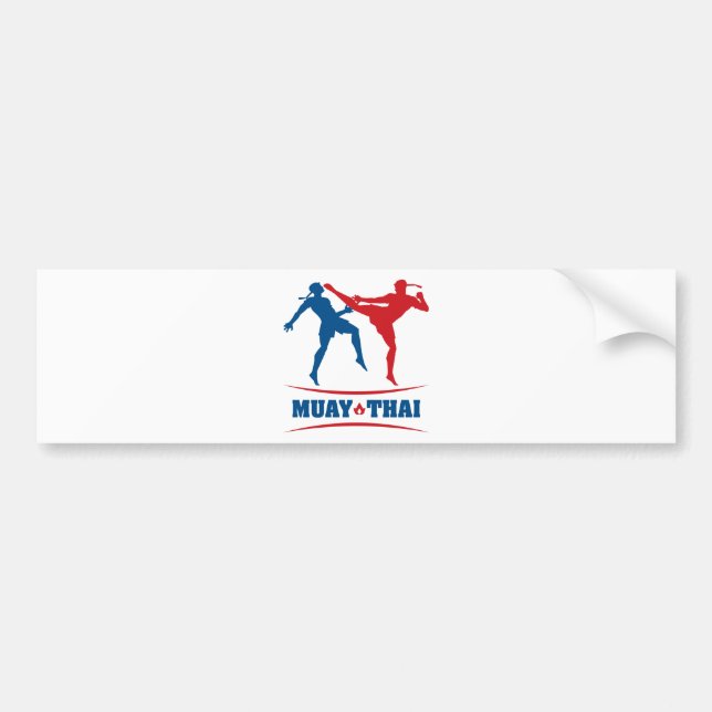 Muay Thai Bumper Sticker (Front)