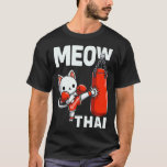 Muay Thai Cat Boxing Martial Arts Fighter Sport Cu T-Shirt<br><div class="desc">Muay Thai Cat Boxing Martial Arts Fighter Sport Cute Kitten</div>