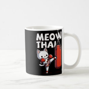 Muay Thai Cat Meow Thai  Coffee Mug