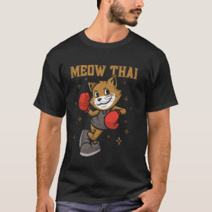 Muay Thai Cat T-Shirt