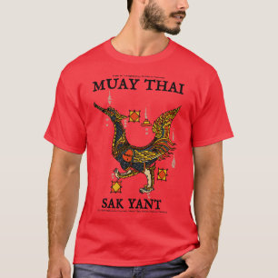 Muay Thai Classic Tattoo Swan T-Shirt
