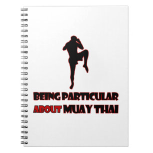 muay thai Designs Spiral Notebook