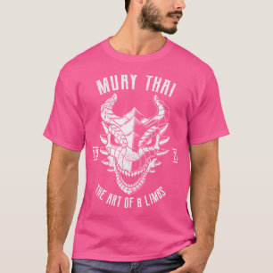 Muay Thai Dragon Thai Boxing And Kickboxing T-Shirt