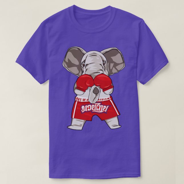 Muay Thai Elephant T-Shirt (Design Front)