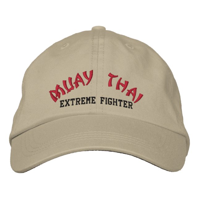 Muay Thai Embroidered Hat (Front)