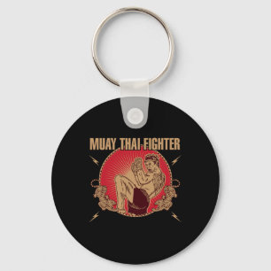 Muay Thai Fighter  Key Ring