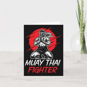 Muay Thai Fighter Martial Arts Boxing Hob Card