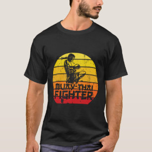 Muay Thai Fighter Thai Boxing Martial Arts Combat  T-Shirt