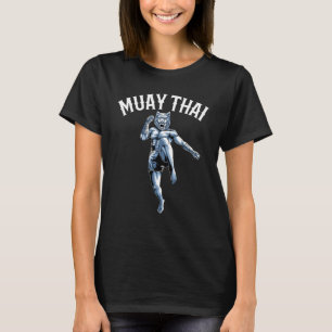 Muay Thai Fighting Flying Knee Tiger Fighter T-Shirt
