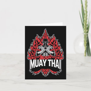 Muay Thai Fighting - Thai Boxing Fighter  Card