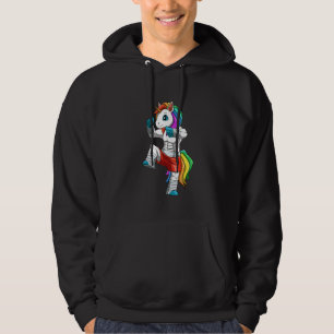 Muay Thai Funny Unicorn Fighter Funny Unicorn Hoodie