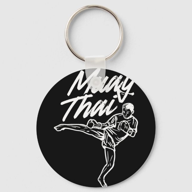 Muay Thai Hob  Key Ring (Front)