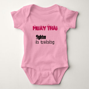 Muay Thai - in training Baby Bodysuit