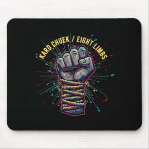Muay Thai Kard Chuek Eight Limbs Fist MMA Thailand Mouse Pad