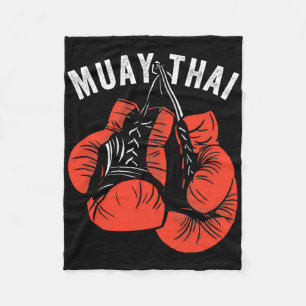 Muay Thai Kickboxing, Muay Thai Gloves, Muay Thai  Fleece Blanket