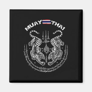 Muay Thai Kickboxing Thailand Magnet