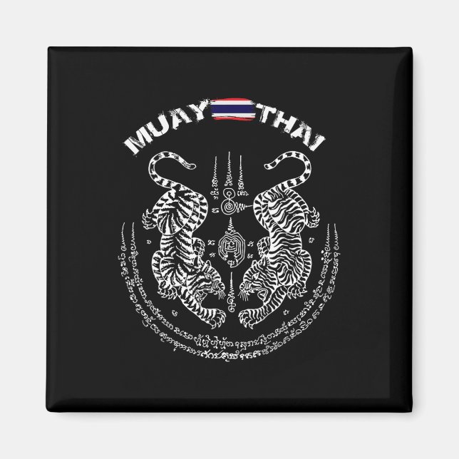 Muay Thai Kickboxing Thailand  Magnet (Front)