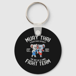 Muay Thai Koala Fight Team - Nak Muay, Kickboxing Key Ring