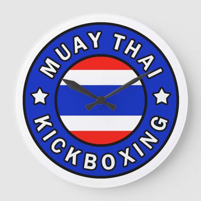 Muay Thai Large Clock (Front)