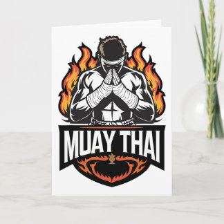 Muay Thai Logo - Thai Boxing Fighter Card
