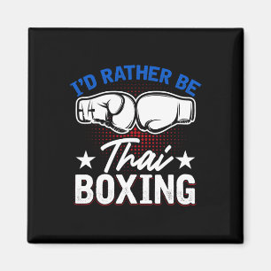 Muay Thai Martial Art Kickboxing Comt Sports Thai Magnet