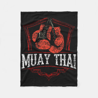 Muay Thai Martial Arts Fighter Boxing Hob Fleece Blanket