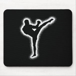 Muay Thai Martial Arts Kickboxer Kids Boys Men Kic Mouse Pad
