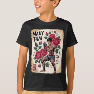 Muay Thai Martial Arts Lovers Kick Boxing MMA T-Shirt