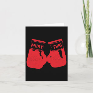 Muay Thai Martial Arts Thai Boxing Coach Lover Gif Card