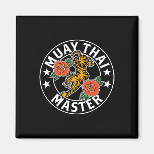 Muay Thai Master Fighter Boxing Hobby Martial Arts Magnet