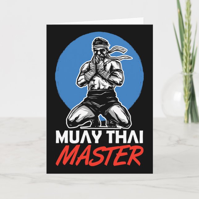 Muay Thai Master Hobby Martial Arts Boxing Fighter Card (Front)