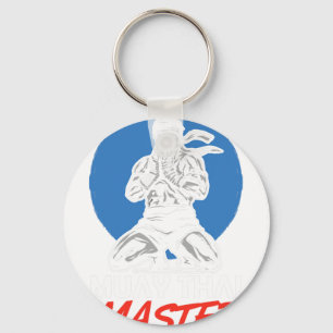 Muay Thai Master Hobby Martial Arts Boxing Fighter Key Ring