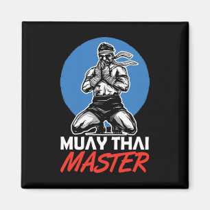 Muay Thai Master Hobby Martial Arts Boxing Fighter Magnet