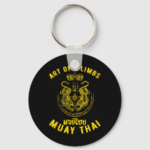 Muay Thai Mens Mma Tiger Street Fight Muay Thai Ki Key Ring