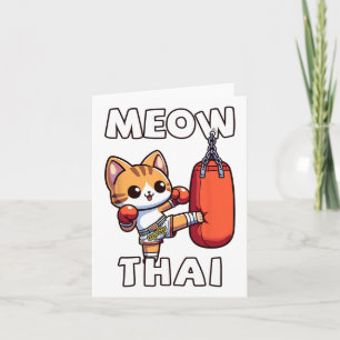 Muay Thai Meow Thai Card