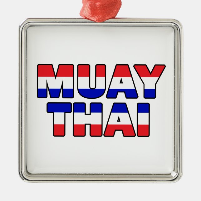 Muay Thai Metal Tree Decoration (Front)