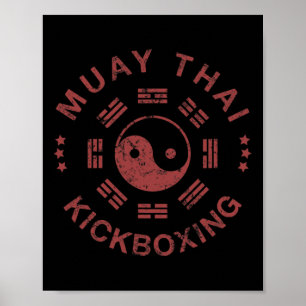 Muay Thai Mixed Martial Arts Kickboxing Poster