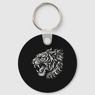Muay Thai Mma Fight Tattoo Tiger Art Of 8 Limbs Ki Key Ring