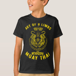 Muay Thai Mma Tiger Art Of 8 Limbs Kickboxing _2 T-Shirt