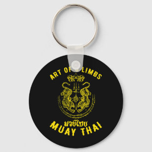 Muay Thai Mma Tiger Eight Leg Kickboxing  Key Ring