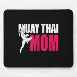 Muay Thai Mom Gift Women Boxing Kickboxing Mma Mua Mouse Pad