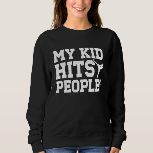 Muay Thai Mum Of A Muay Thai Fighter Funny Muay Th Sweatshirt