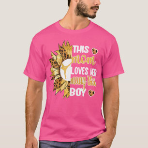 Muay Thai Mum Sunflower Muay Thai Fighter Mama T-Shirt