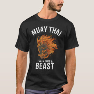 Muay Thai Of Fighting Oni Mask Hannya T-Shirt