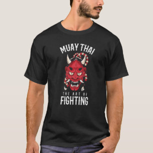 Muay Thai Oni Demon Thai Boxing Japanese Oni T-Shirt
