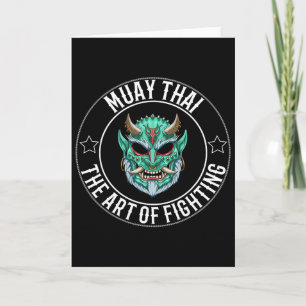 Muay Thai Oni - Thai Boxing And Kickboxing _1  Card