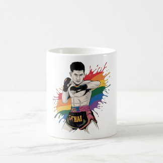 Muay Thai Pride | LGBTQ Rainbow Fighter Mug