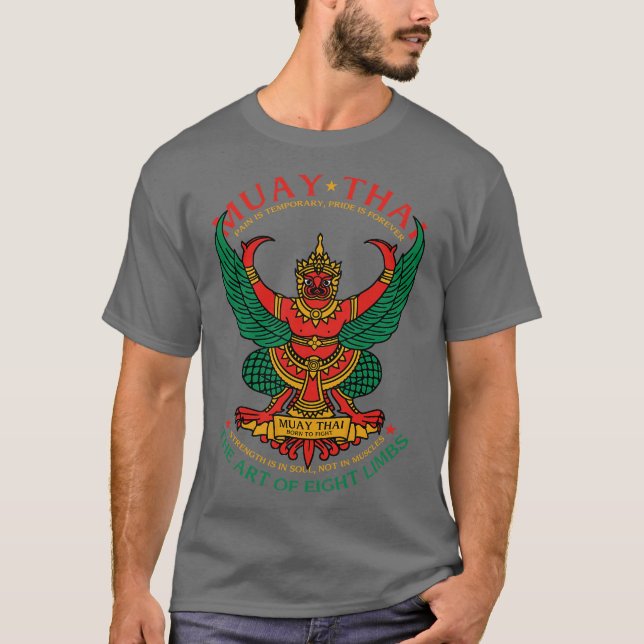 Muay Thai Sak Yant Garuda T-Shirt (Front)