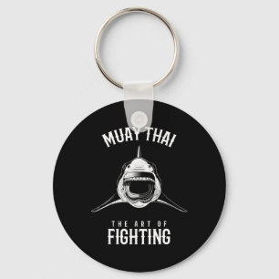 Muay Thai Shark Mma And Kickboxing Fighter Key Ring