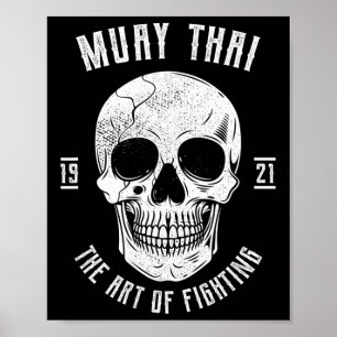 Muay Thai Skull - Thai Boxing And Kickboxing _1 Poster